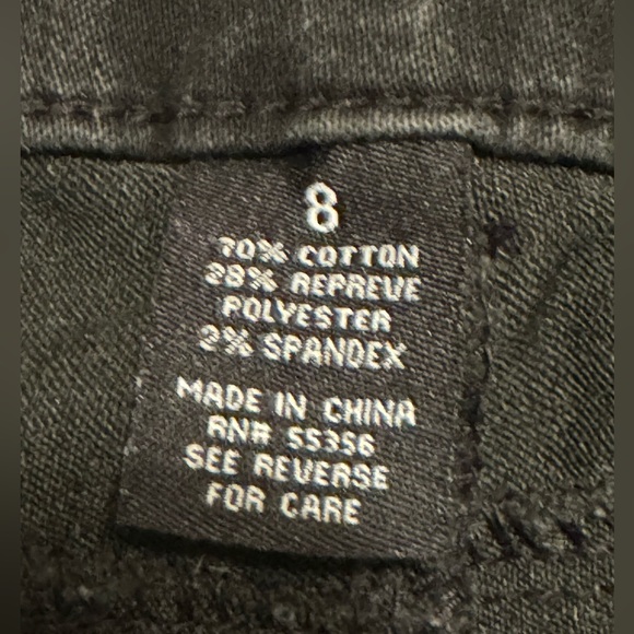 d.jeans Black Skinny Jeans SZ 8 - Picture 5 of 9